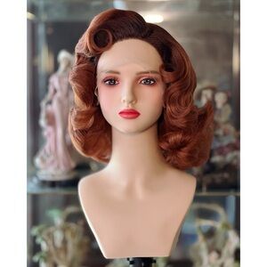 Pinup Inspired Copper Lacefront Wig